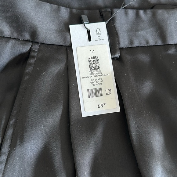 NWT DYNAMITE Satin Izabel trouser - Picture 5 of 8